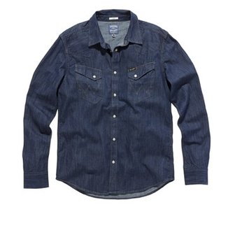 Wrangler Classic Shirt, Dark Rinsed